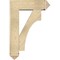 Ekena Millwork Westlake Arts and Crafts Rough Sawn Bracket w/ Offset Brace, Douglas Fir, 8"W x 26"D x 38"H BKT0806X26X38WTL03RDF - alternate 3